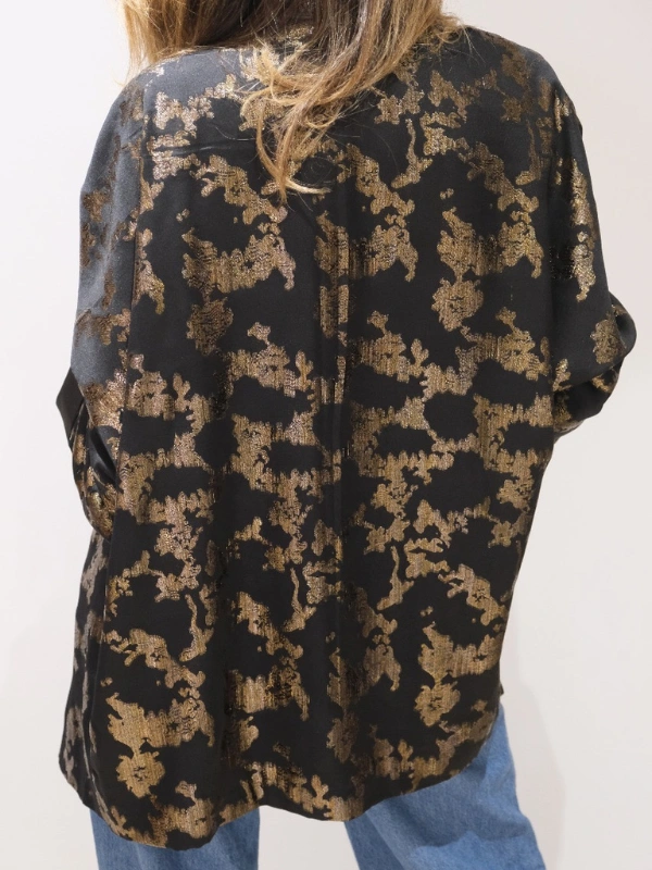 Haori Brochet Noir - ÏRTHY, Moroccan Lifestyle