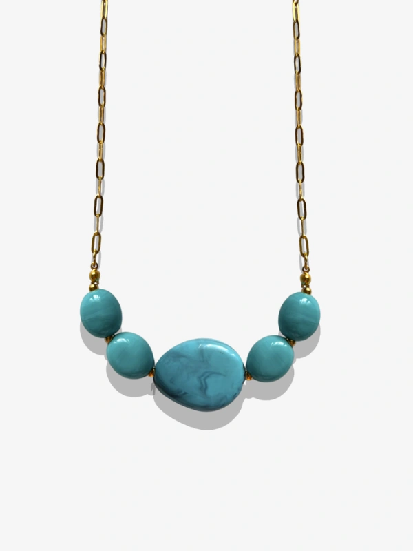 Collier Mirage turquoise - Be Maad - Bijoux de créateurs